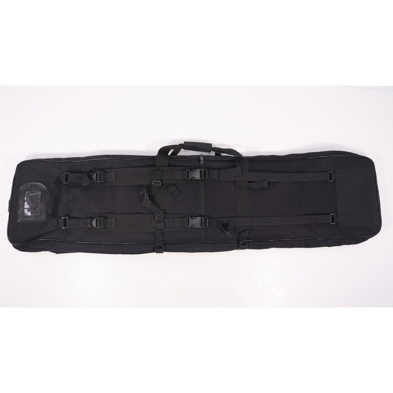 【中古即納】[MIL] WIBERTA(ウィベルタ) ダブルガンケース BK(ブラック/黒)(110×27cm/62×26cm)(20150223)