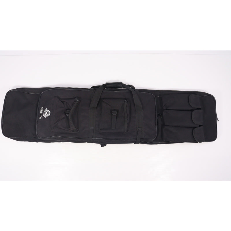 【中古即納】[MIL] WIBERTA(ウィベルタ) ダブルガンケース BK(ブラック/黒)(110×27cm/62×26cm)(20150223)