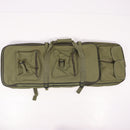 【中古即納】[MIL] ノーブランド ダブルガンケース OD(オリーブドラブ)(80×27cm/62×26cm)(20150223)
