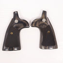 【中古即納】[MIL] Altamont(アルタモント) Nフレーム スクエアバット用 木製グリップ チェッカー S&Wメダリオン シルバーブラック(20150223)