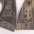 【中古即納】[MIL] Altamont(アルタモント) Nフレーム スクエアバット用 木製グリップ チェッカー S&Wメダリオン シルバーブラック(20150223)