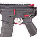 【中古即納】[MIL] DMT 電動アサルトライフル AR-15 PDW BLACK DWARF ACELINE(AR-15 PDW ブラック ドワーフ エースライン)(DMT-03) (カスタム品) (18歳以上専用)(20150223)
