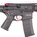 【中古即納】[MIL] DMT 電動アサルトライフル AR-15 PDW BLACK DWARF ACELINE(AR-15 PDW ブラック ドワーフ エースライン)(DMT-03) (カスタム品) (18歳以上専用)(20150223)
