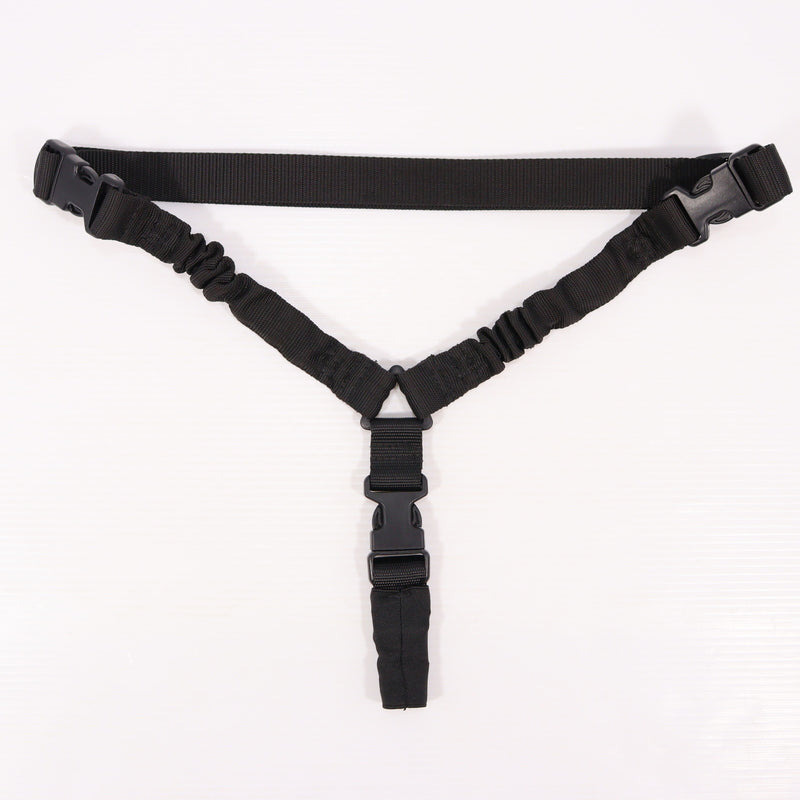 【中古即納】[MIL] ノーブランド ワンポイントバンジースリング BK(ブラック/黒)(20150223)