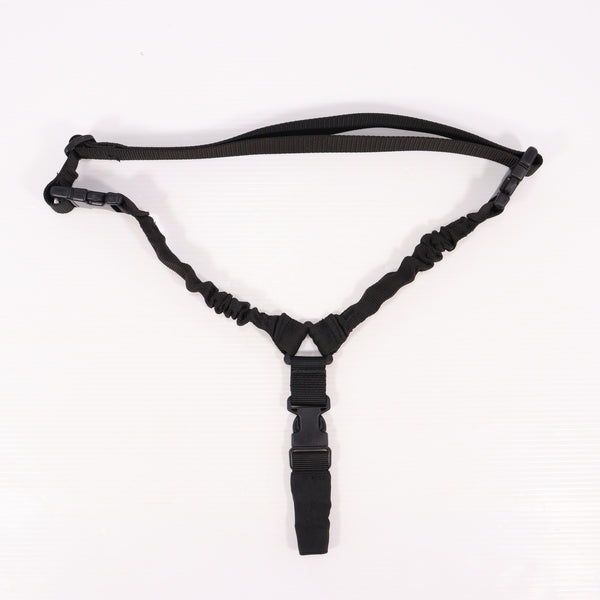 【中古即納】[MIL] ノーブランド ワンポイントバンジースリング BK(ブラック/黒)(20150223)