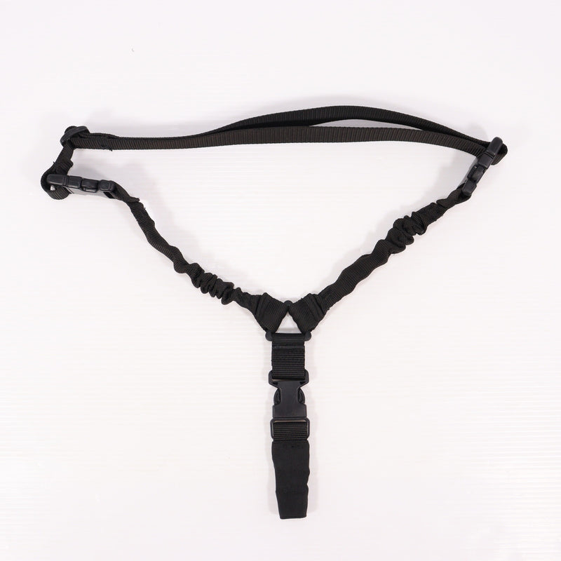 【中古即納】[MIL] ノーブランド ワンポイントバンジースリング BK(ブラック/黒)(20150223)