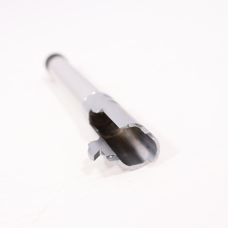 【中古即納】[MIL] CARBON8(カーボネイト) M45 CQP/DOC サイレンサー対応 アウターバレル シルバー (14mm逆ネジ)(CBP11SV)(20190117)