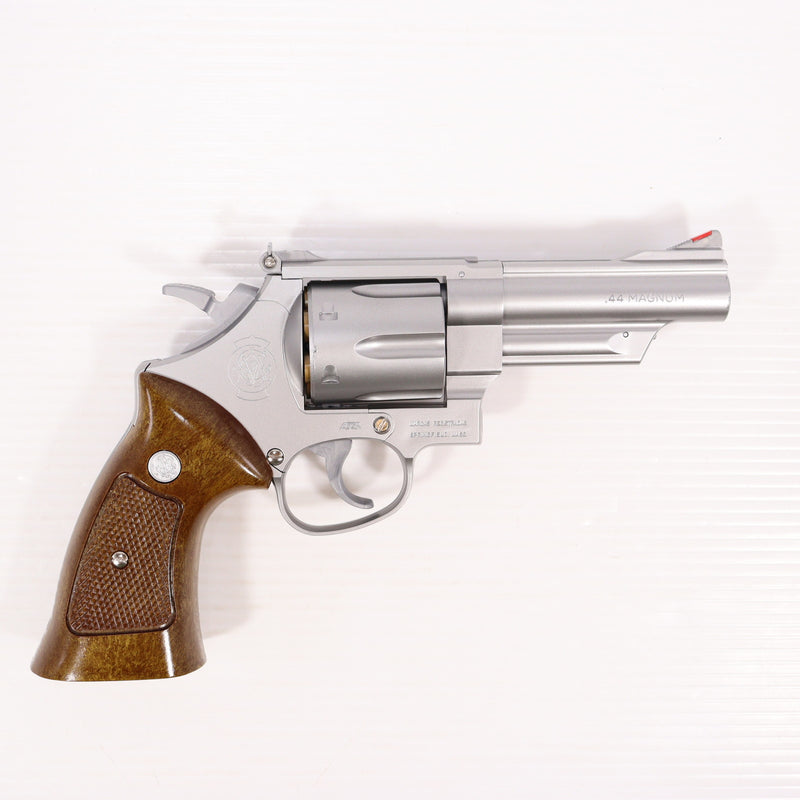 【中古即納】[MIL] クラウンモデル ホップアップエアリボルバー S&W(スミスアンドウェッソン) M629 .44マグナム 4インチ シルバー(No.13525) (10歳以上専用)(20061130)