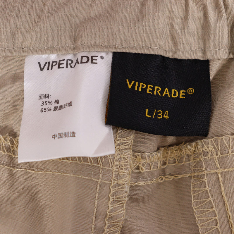 【中古即納】[MIL] VIPERADE タクティカルカーゴパンツ サイズL/34 アイボリー(20150223)