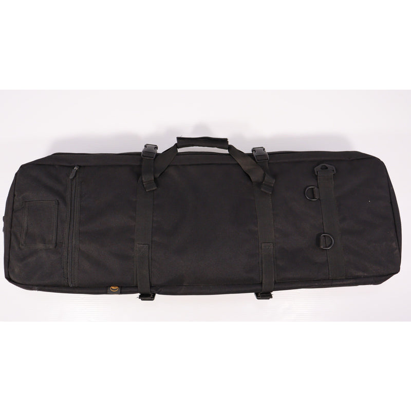 【中古即納】[MIL] SIVIMEN ダブルガンケース ハンドガンスペース付 BK(ブラック/黒)(85×29cm)(20150223)