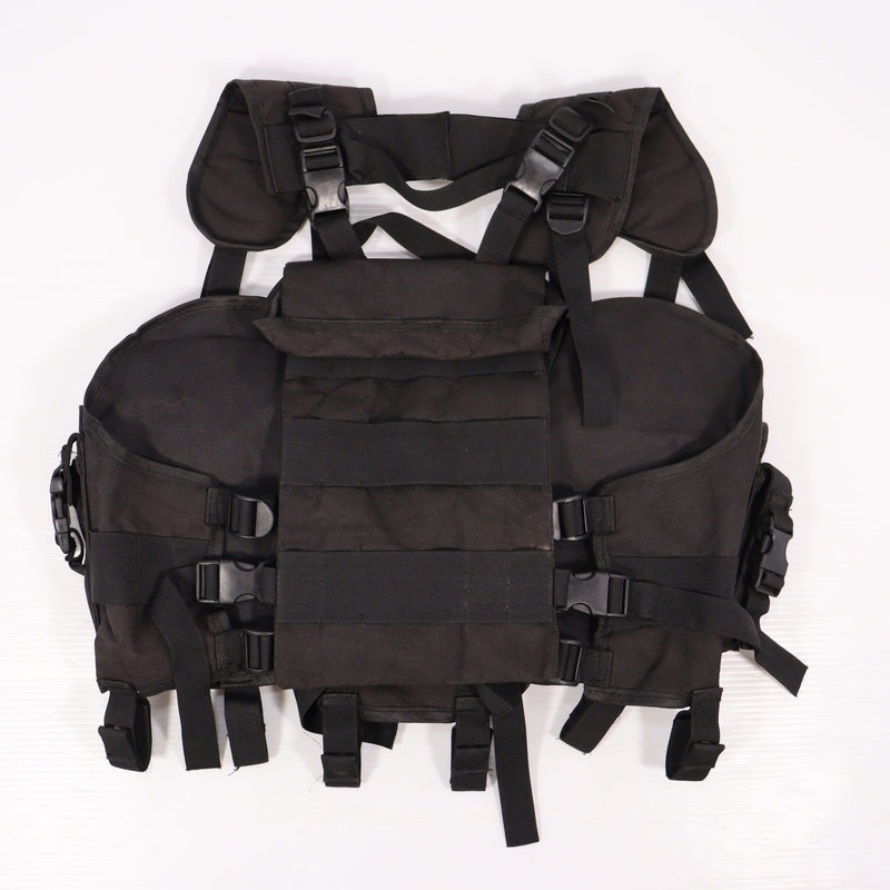 【中古即納】[MIL] ノーブランド タクティカルベスト BK(ブラック/黒)(20150223)