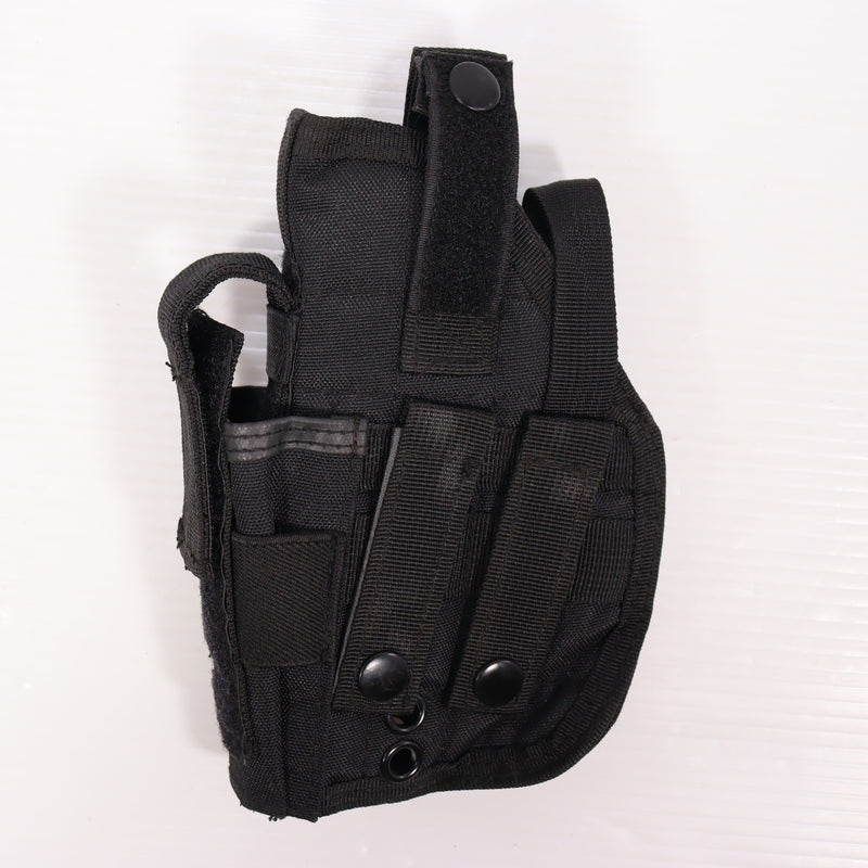 【中古即納】[MIL] ノーブランド 中型オートマチック用 ホルスター BK(ブラック/黒)(20150223)