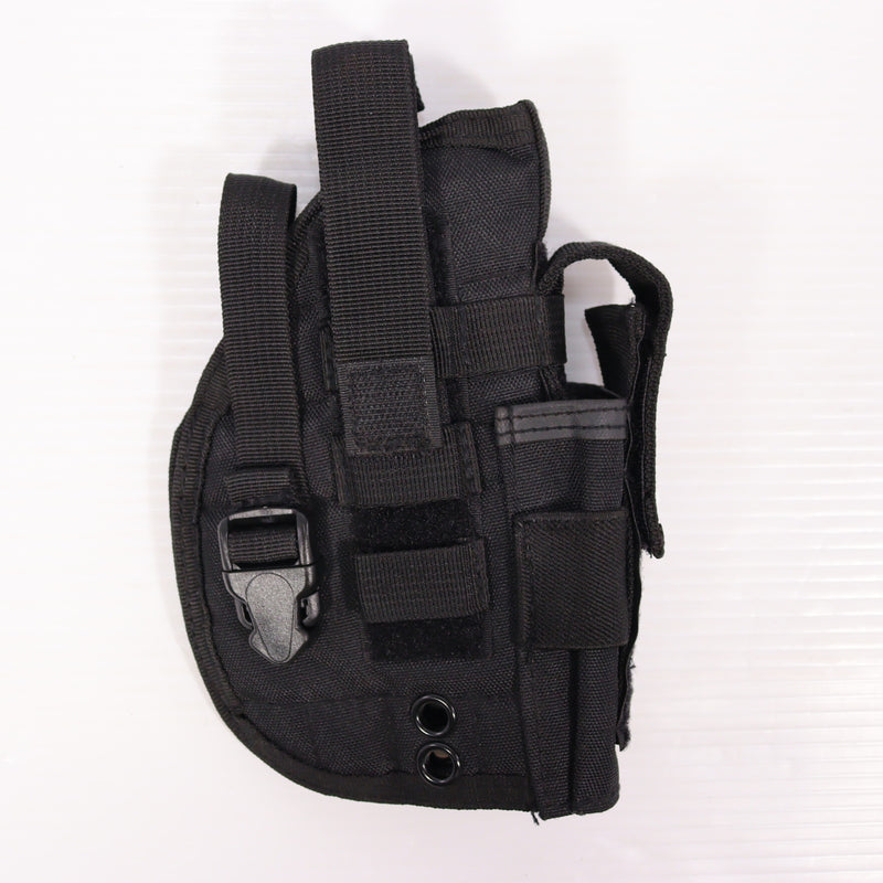 【中古即納】[MIL] ノーブランド 中型オートマチック用 ホルスター BK(ブラック/黒)(20150223)