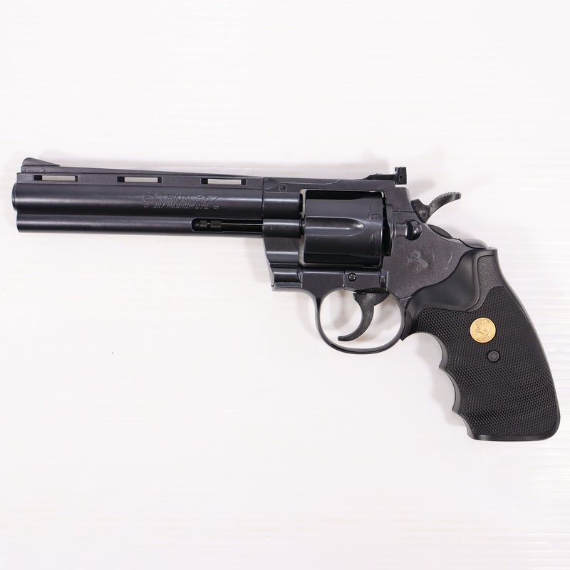 【中古即納】[MIL] 東京マルイ BBエアーリボルバー コルトパイソン.357マグナム 6インチ ブラックモデル (10歳以上専用)(20170601)