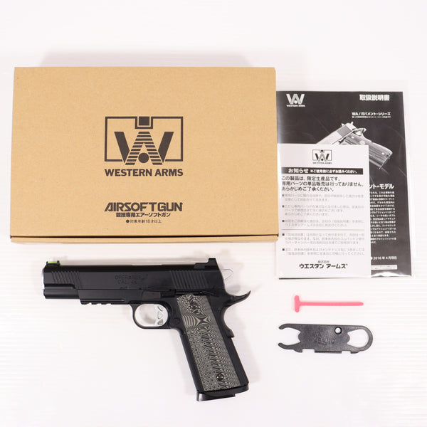 【中古即納】[MIL] WA ウエスタンアームズ ガスブローバック エリートオペレーター G10グリップ HW(ヘビーウェイト) (18歳以上専用)(20250223)