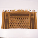 【中古即納】[MIL] ノーブランド シュマグ アフガンストール 108×100cm ブラウン/ブラック(20150223)