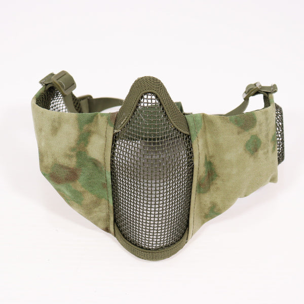 【中古即納】[MIL] ノーブランド ハーフメッシュマスク イヤーガード付 A-TACS FG(20150223)