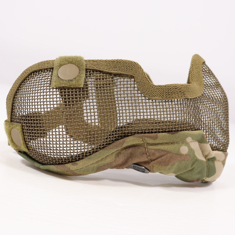 【中古即納】[MIL] TMC V2 ストライクメタルメッシュハーフフェイスマスク MC(マルチカム)(20150223)