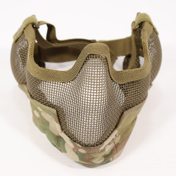 【中古即納】[MIL] TMC V2 ストライクメタルメッシュハーフフェイスマスク MC(マルチカム)(20150223)