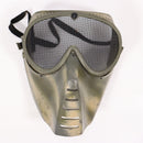 【中古即納】[MIL] サンセイ マスク&ゴーグル 丸型 メッシュ OD(オリーブドラブ)(SG-5)(20080711)