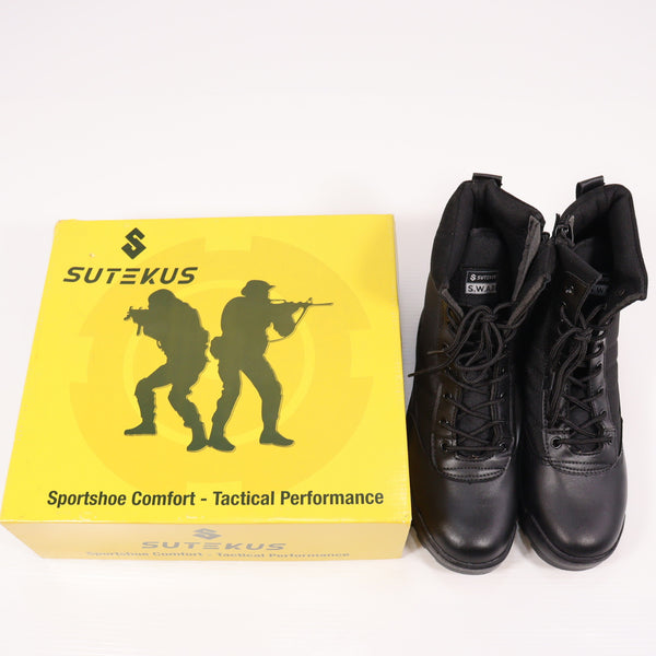 【中古即納】[MIL] SUTEKUS YKKファスナー採用 S.W.A.T ミリタリーブーツ ジャングルブーツ サイズ27cm(20150223)