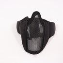 【中古即納】[MIL] WoSporT スチールハーフメッシュマスク BK(ma-42-bk)(20161130)