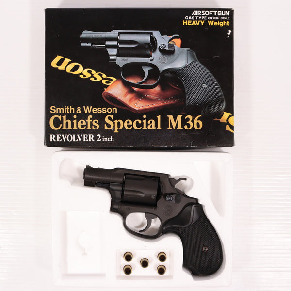 【中古即納】[MIL] マルシン工業 ガスリボルバー S&W(スミスアンドウェッソン) M36 チーフスペシャル 2インチ HW(ヘビーウェイト) (18歳以上専用)(20150223)