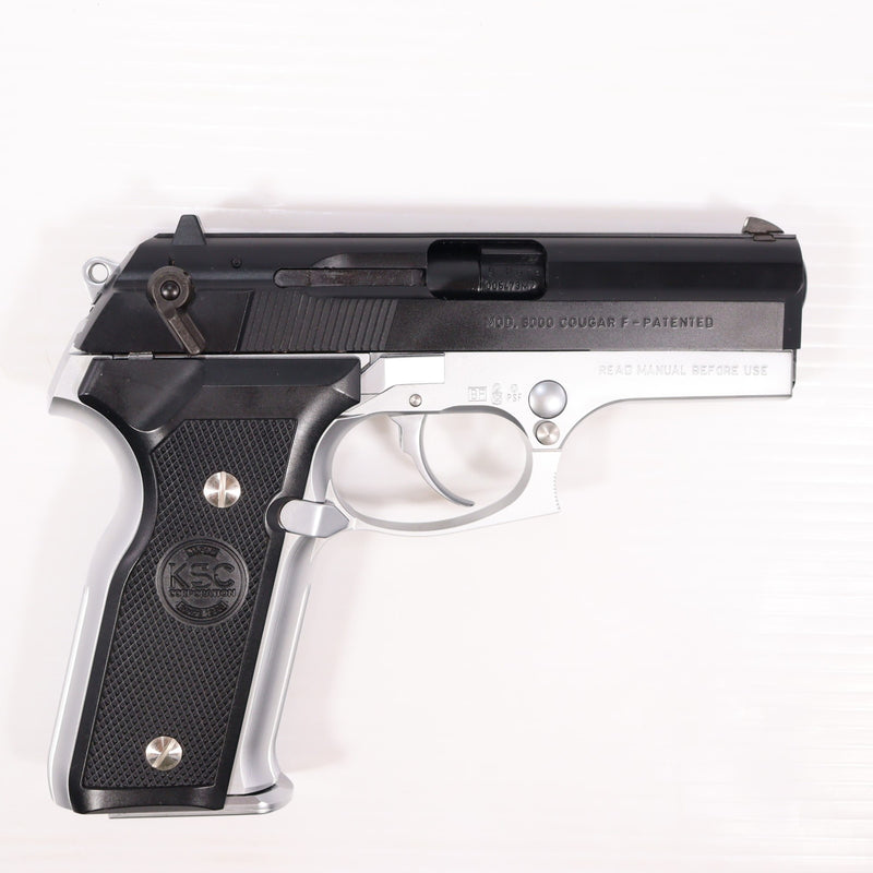 【中古即納】[MIL] KSC ガスブローバック M8000 クーガーF デュアルトーン ABS (18歳以上専用)(20150223)