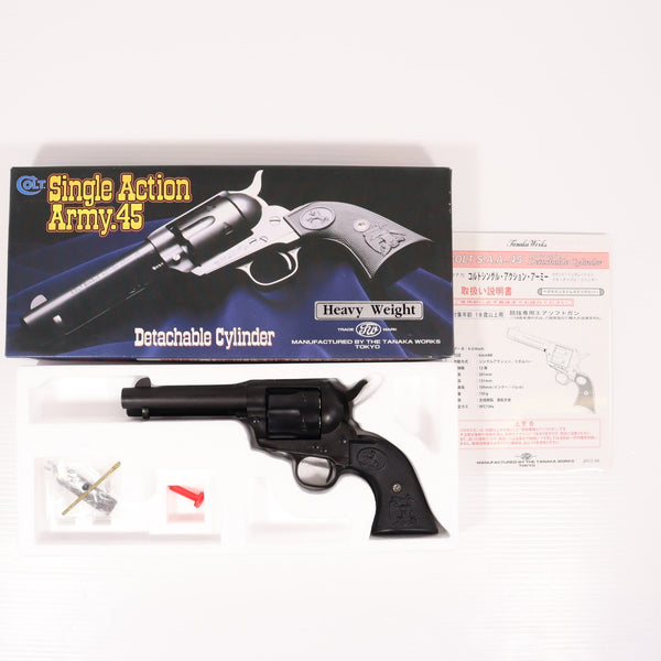 【中古即納】[MIL] タナカワークス ガスリボルバー コルトS.A.A.45 D.C. デタッチャブルシリンダー シビリアン HW(ヘビーウェイト) (18歳以上専用)(20150223)