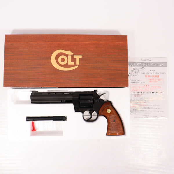【中古即納】[MIL] タナカワークス ガスリボルバー コルト パイソン.357マグナム 6インチ R-モデル HW(ヘビーウェイト) (18歳以上専用)(20151211)