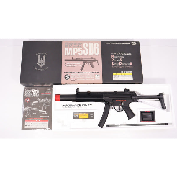 【中古即納】[MIL] 東京マルイ スタンダード電動ガン H&K(ヘッケラーアンドコッホ) MP5 SD6 (18歳以上専用)(20150223)
