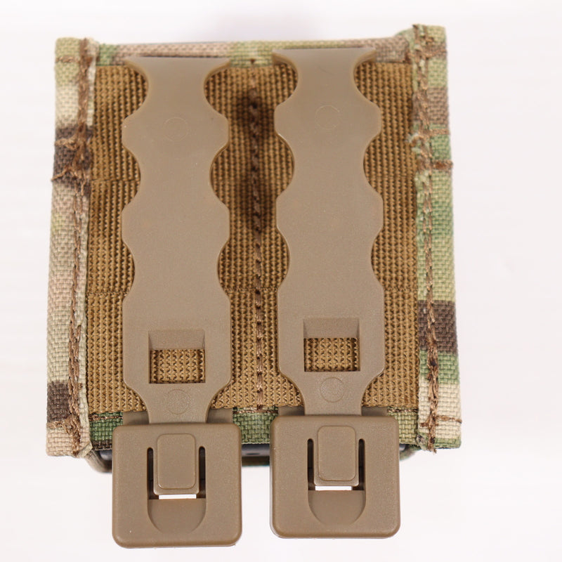【中古即納】[MIL] UFC(ユニオンファイアカンパニー) ESSTACタイプ 9mm&5.56 1+1 マガジンポーチ MC(マルチカム)(UFCMP043MC)(20150223)