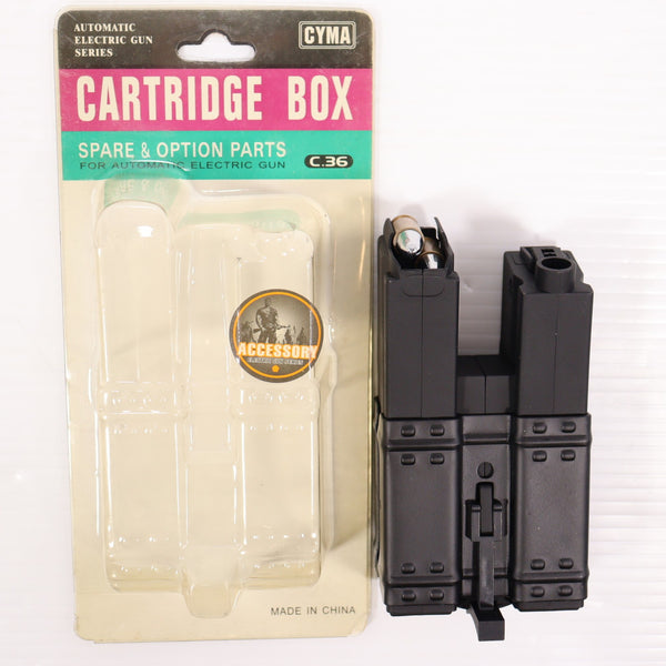 【中古即納】[MIL] CYMA(シーマ) MP5シリーズ用 240連射 ダブルショートマガジン(CMMGC36)(20150223)