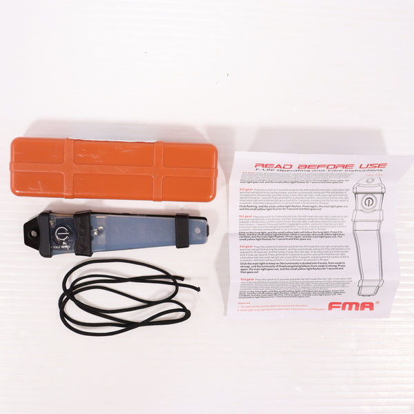 【中古即納】[MIL] FMA FXUKVタイプ マルチパーパスサバイバルライト/ベルクロ装着 BK/IR(TB1395-BK-IR) (ジャンク品)(20150223)