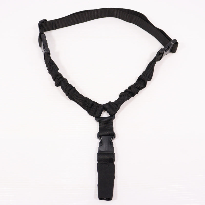 【中古即納】[MIL] ノーブランド ワンポイントバンジースリング BK(ブラック/黒)(20150223)