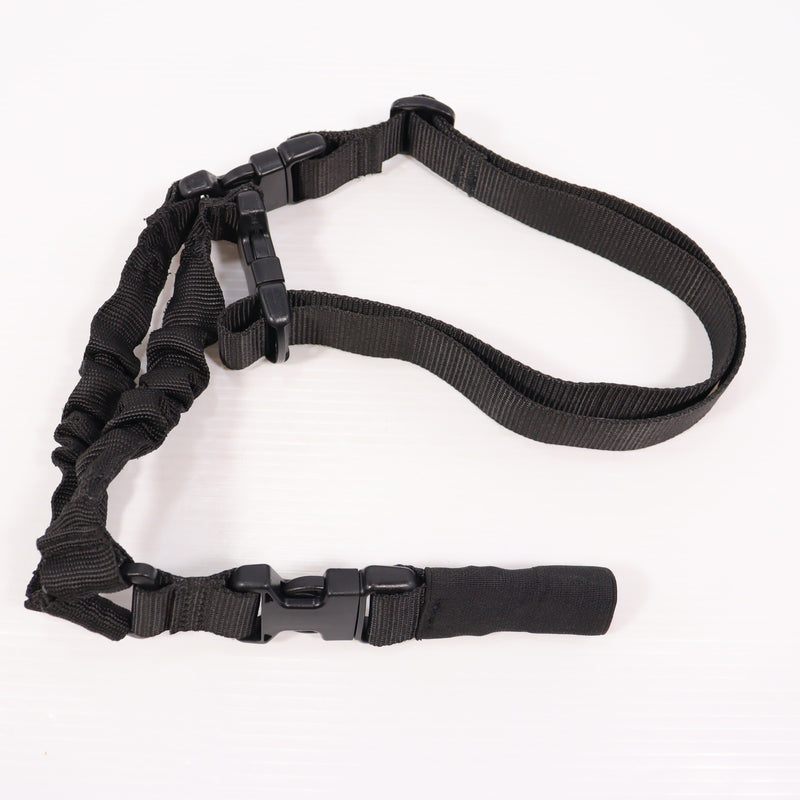 【中古即納】[MIL] ノーブランド ワンポイントバンジースリング BK(ブラック/黒)(20150223)