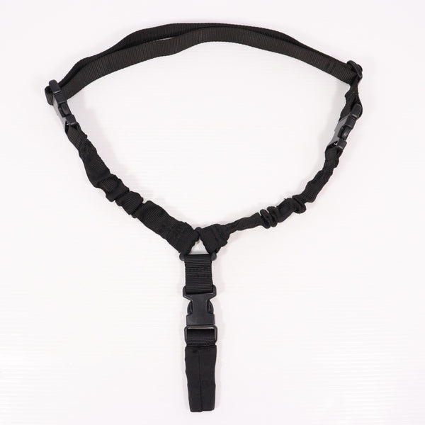 【中古即納】[MIL] ノーブランド ワンポイントバンジースリング BK(ブラック/黒)(20150223)