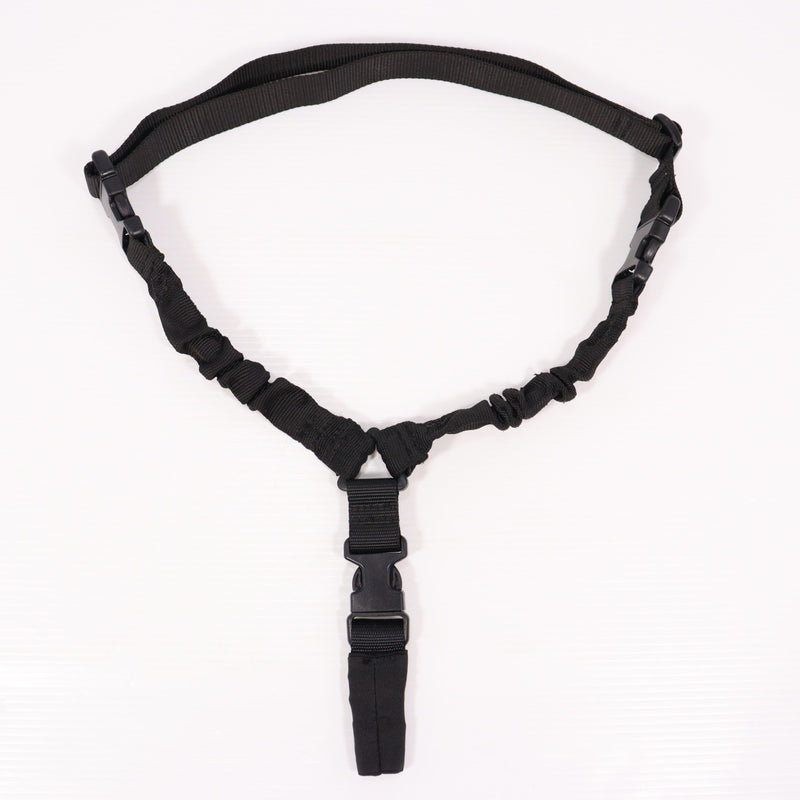 【中古即納】[MIL] ノーブランド ワンポイントバンジースリング BK(ブラック/黒)(20150223)