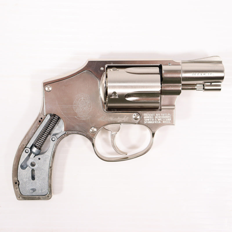 【中古即納】[MIL] タナカワークス ガスリボルバー S&W(スミスアンドウェッソン) M442 センチニアル エアーウェイト 2インチ ニッケル (18歳以上専用)(20150223)