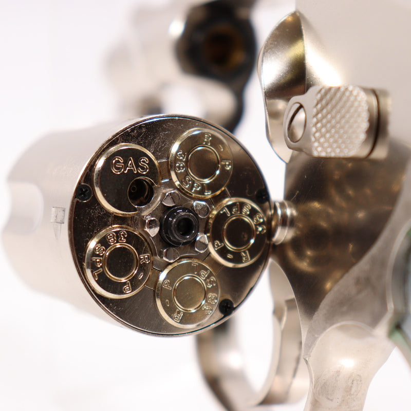 【中古即納】[MIL] タナカワークス ガスリボルバー S&W(スミスアンドウェッソン) M442 センチニアル エアーウェイト 2インチ ニッケル (18歳以上専用)(20150223)