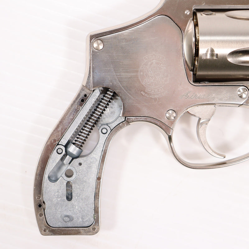 【中古即納】[MIL] タナカワークス ガスリボルバー S&W(スミスアンドウェッソン) M442 センチニアル エアーウェイト 2インチ ニッケル (18歳以上専用)(20150223)