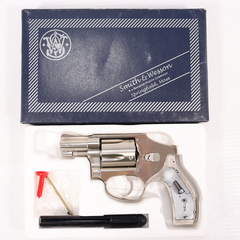 【中古即納】[MIL] タナカワークス ガスリボルバー S&W(スミスアンドウェッソン) M442 センチニアル エアーウェイト 2インチ ニッケル (18歳以上専用)(20150223)