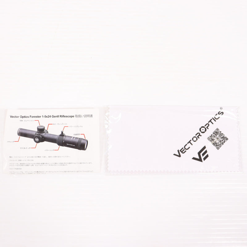 【中古即納】[MIL] VECTOR OPTICS(ベクターオプティクス) ライフルスコープ FORESTOR 1-5×24 GENII(SCOC-03II)(20200425)
