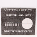 【中古即納】[MIL] VECTOR OPTICS(ベクターオプティクス) ライフルスコープ FORESTOR 1-5×24 GENII(SCOC-03II)(20200425)