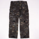 【中古即納】[MIL] ノーブランド コンバットシャツ&パンツセット サイズ3XL MCBK(20150223)