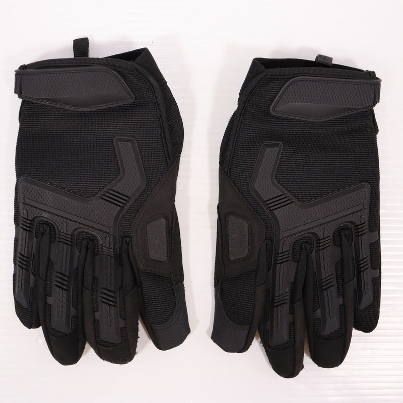 【中古即納】[MIL] ノーブランド タクティカルグローブ BK(ブラック/黒)(20150223)