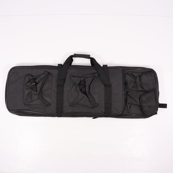 【中古即納】[MIL] ノーブランド ダブルガンケース BK(ブラック/黒)(80×26cm/62×25cm)(20150223)