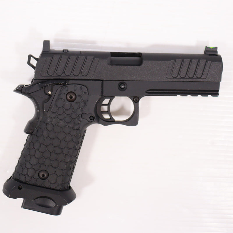 【中古即納】[MIL] BATON airsoft(バトンエアソフト) CO2ガスブローバック BS-STACCATO(スタッカート) CO2GBB 【JASG認定】(BS-STACCATO) (18歳以上専用)(20110119)