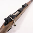 【中古即納】[MIL] DOUBLE BELL(ダブルベル) エアーライフル Kar98k 排莢式エアコッキングガン 専用カート5発付き リアルウッド版(No.101A) (18歳以上専用)(20150223)