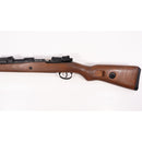 【中古即納】[MIL] DOUBLE BELL(ダブルベル) エアーライフル Kar98k 排莢式エアコッキングガン 専用カート5発付き リアルウッド版(No.101A) (18歳以上専用)(20150223)